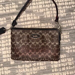 Coach Patterned Women's Wristlet
